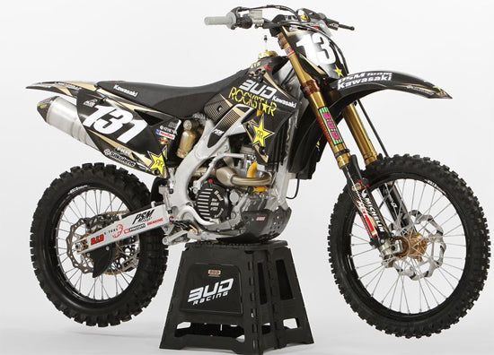 Rockstar Kawasaki Black Graphics Kit