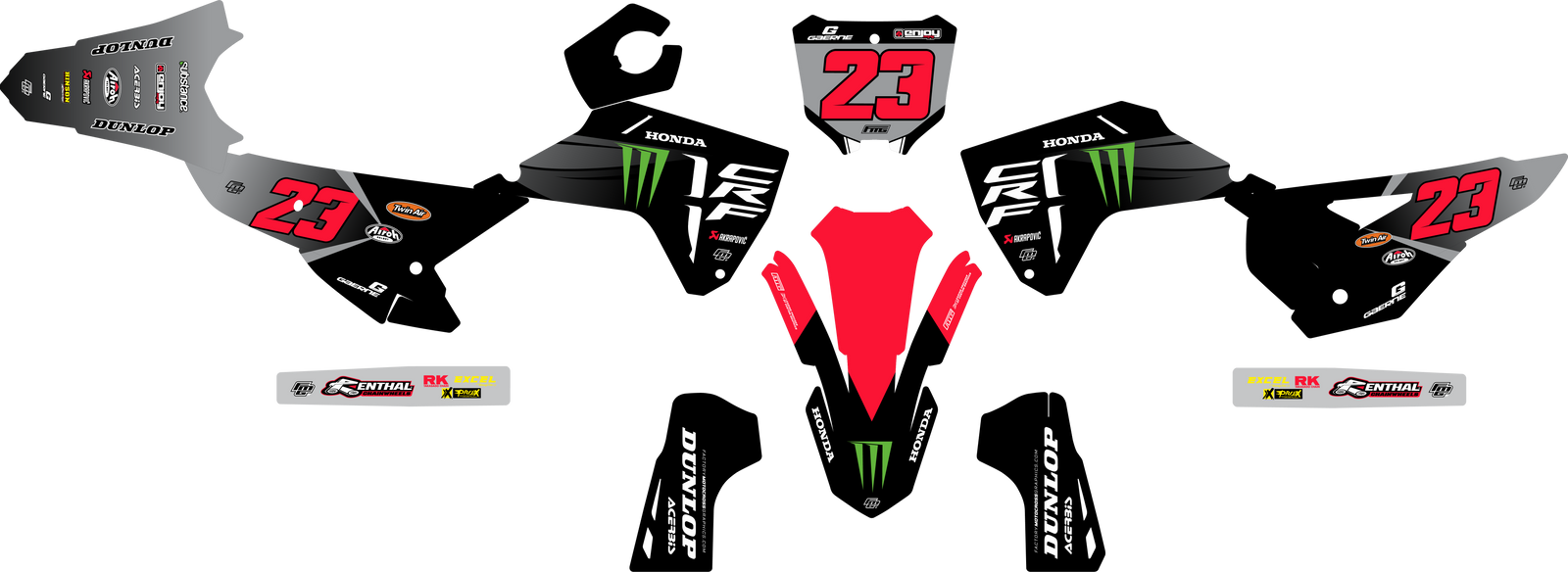 Honda Factory EDITION GRAPHICS KIT
