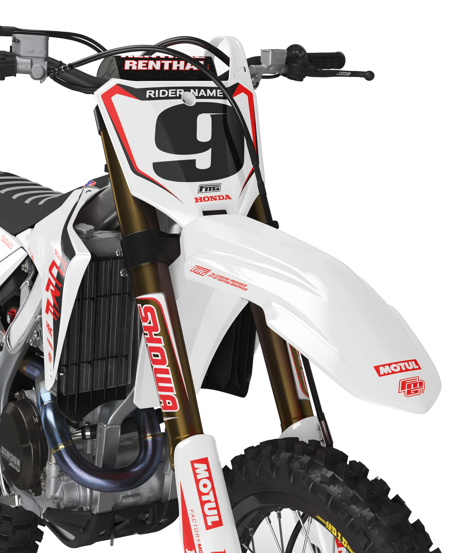 Honda Anniversary white Factory EDITION GRAPHICS KIT