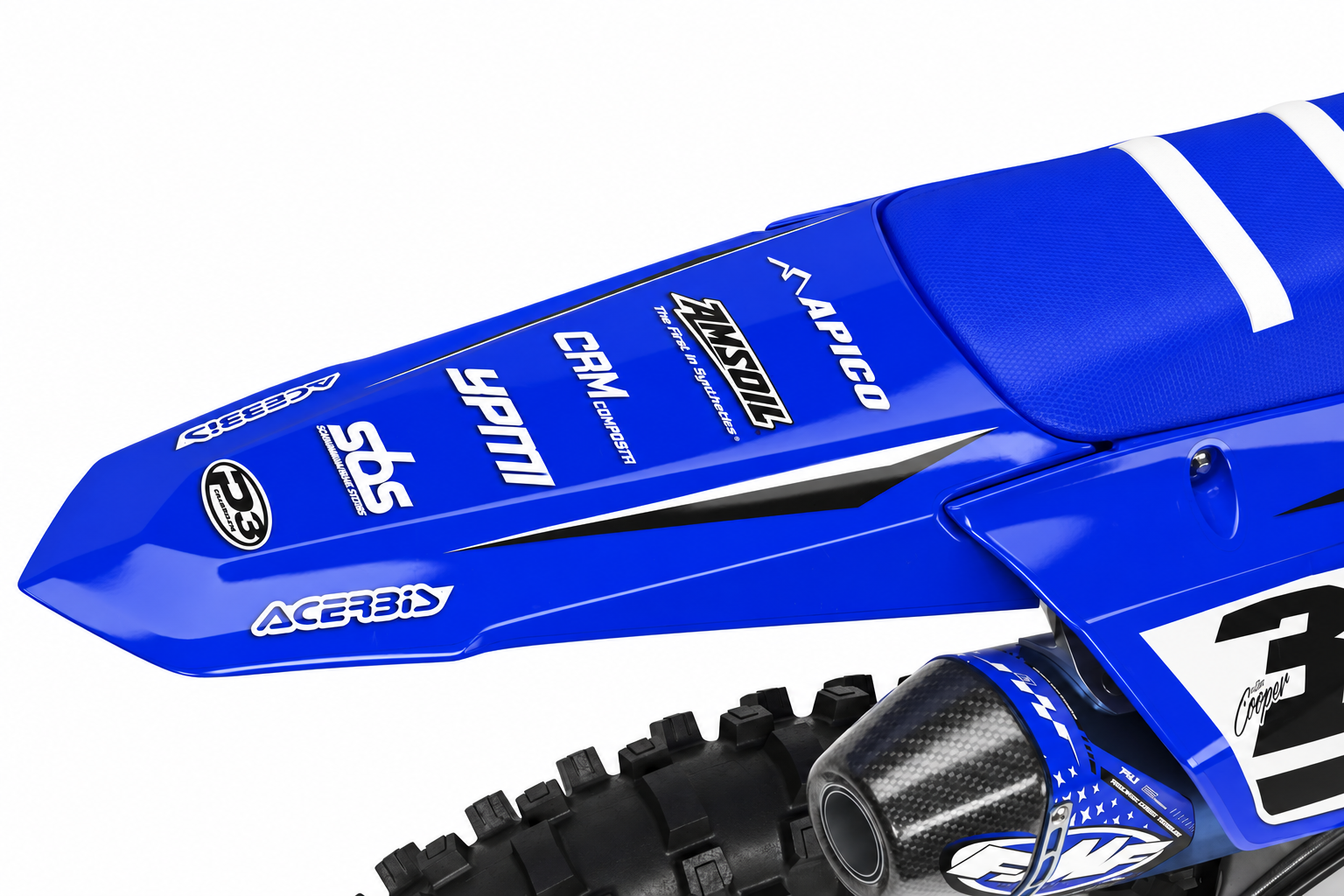 Yamaha Cyber Blue Graphics Kit