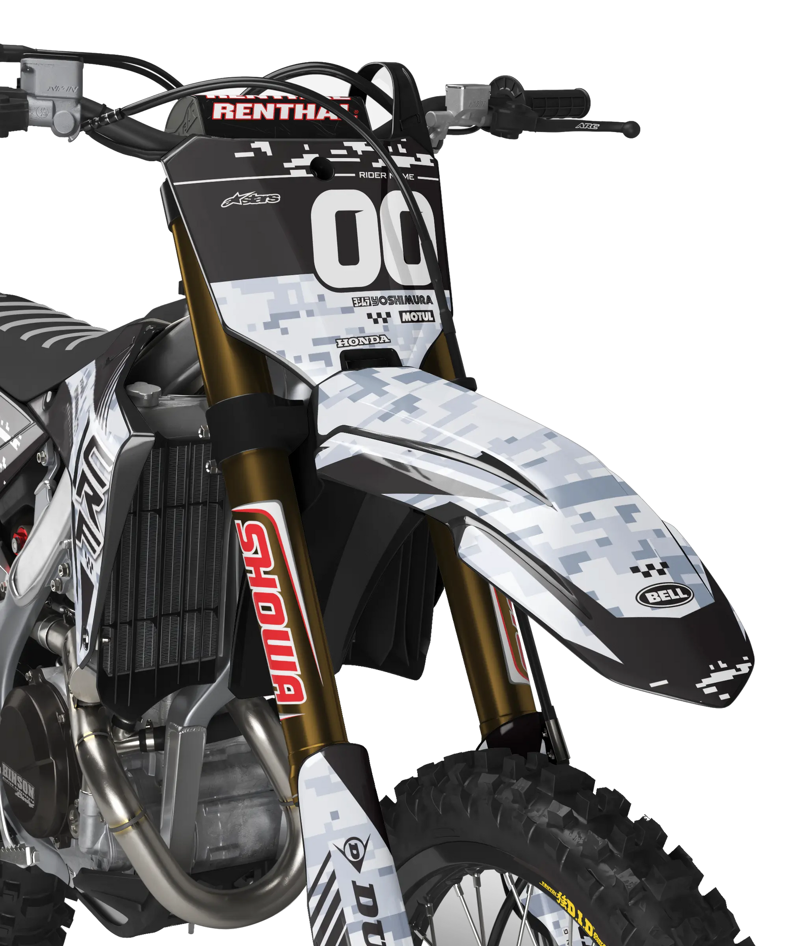 Honda CRF / CR Digital Camouflage Graphics Kit