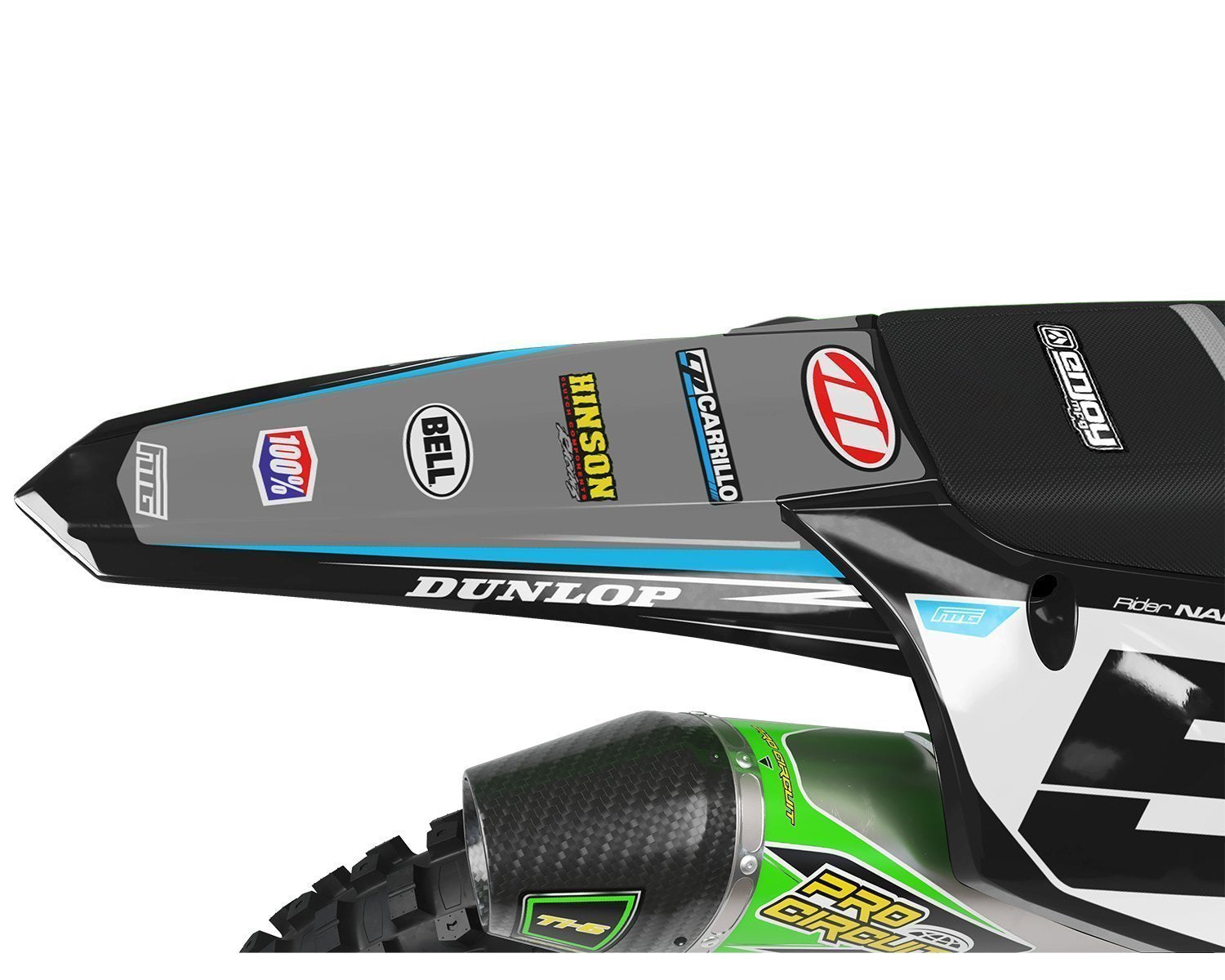Kawasaki Black Force Graphics Kit
