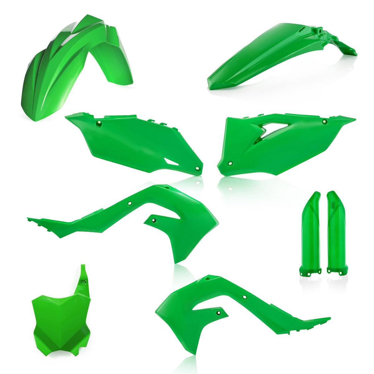 FULL PLASTIC KIT GREEN FOR KAWASAKI