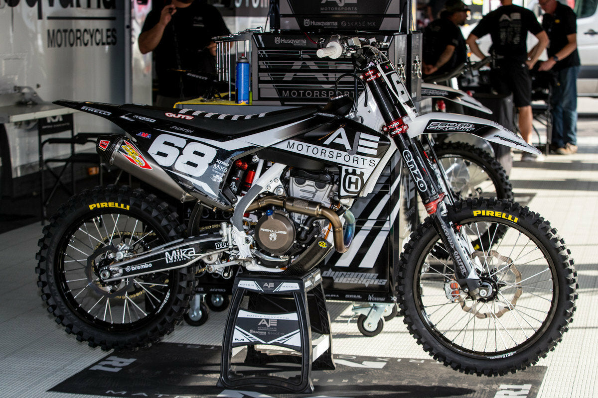 AJE Husqvarna Black Graphic Kit