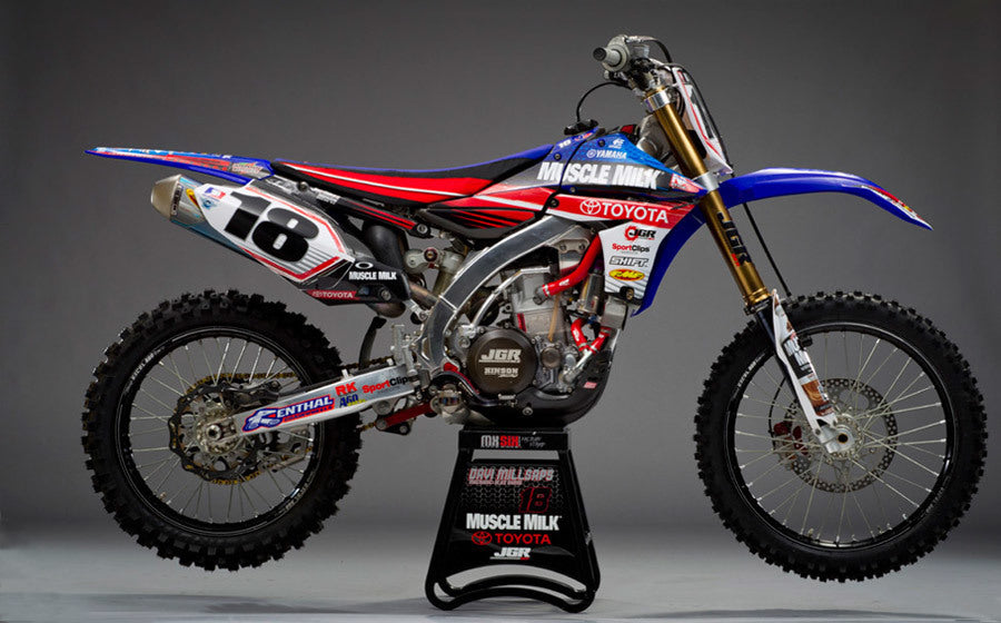 Davi Millsaps Muscle Milk Red Yamaha Graphics Kit