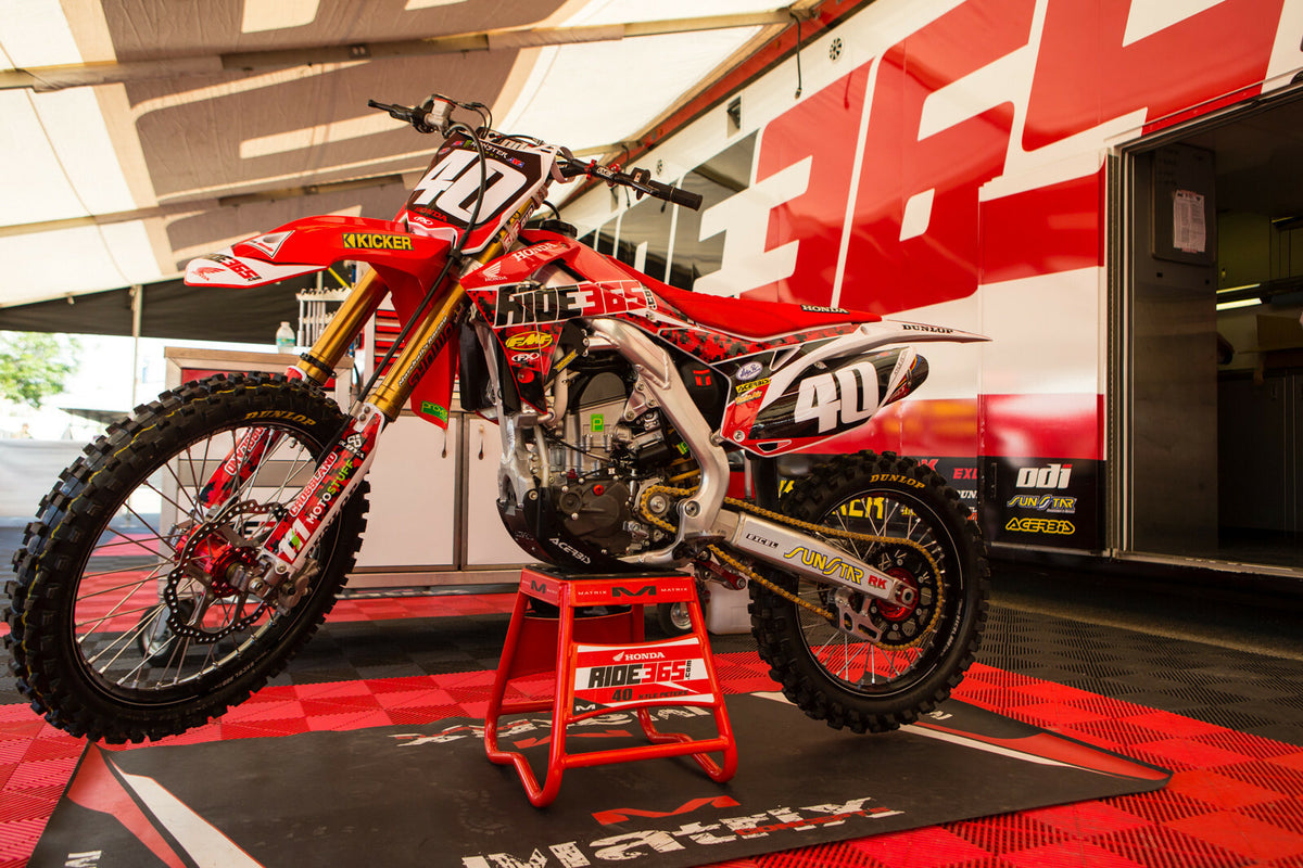 Ride365 Military Appreciation Red Camo Graphics Kit