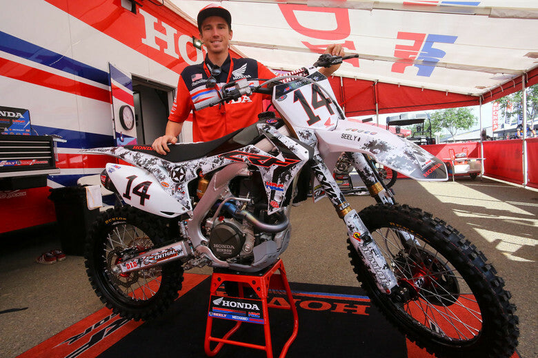HRC Military Appreciation Camo White Honda Graphics Kit
