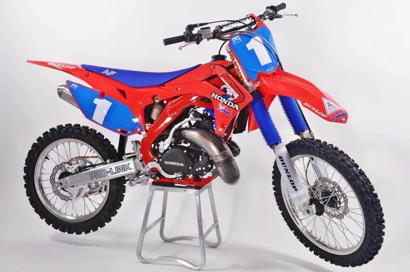 David Bailey Retro Honda Red Graphics Kit