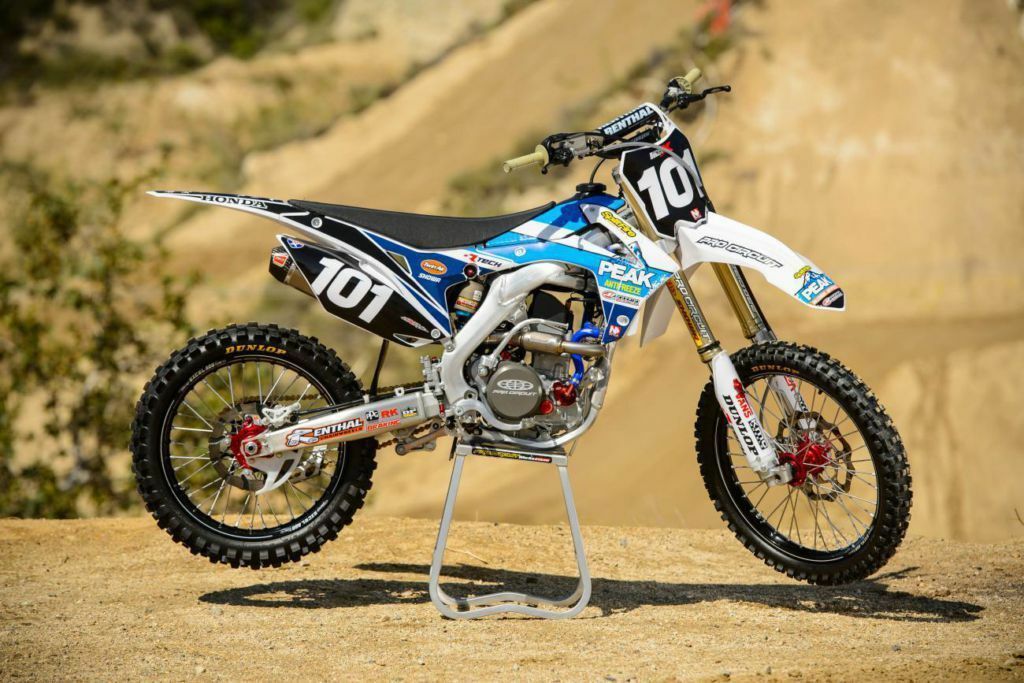 Peak Antifreeze White Honda Graphics Kit