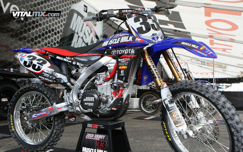 Josh Grant Muscle Milk Yamaha Blue Graphics Kit