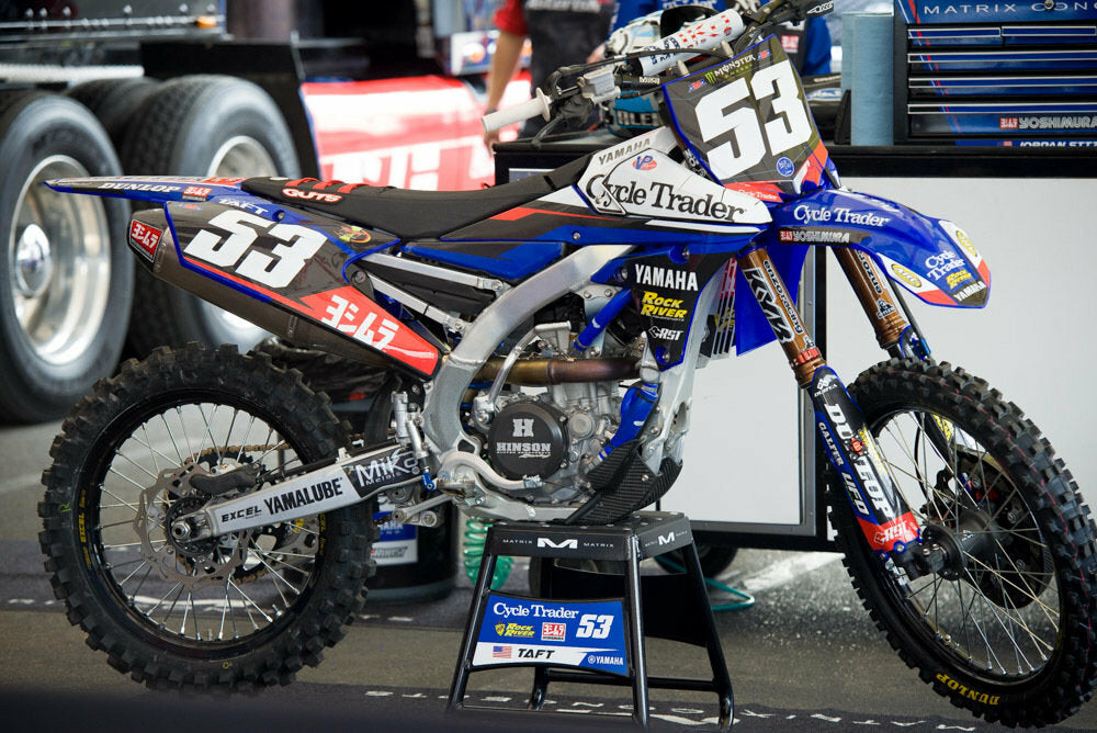 Bradley Taft 2018 Blue Yamaha Graphics Kit