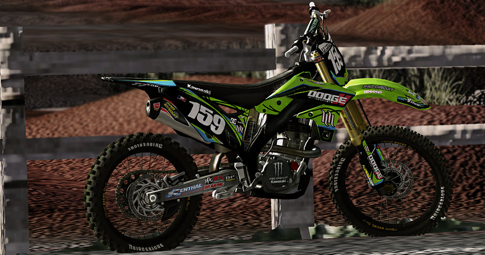 Dodge Kawasaki Graphics Kit