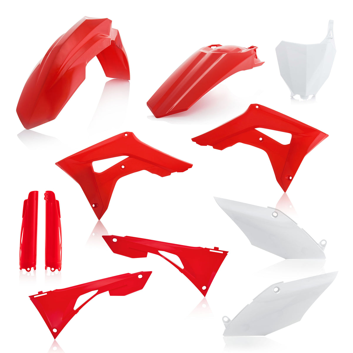 Peak Antifreeze White Honda Graphics Kit
