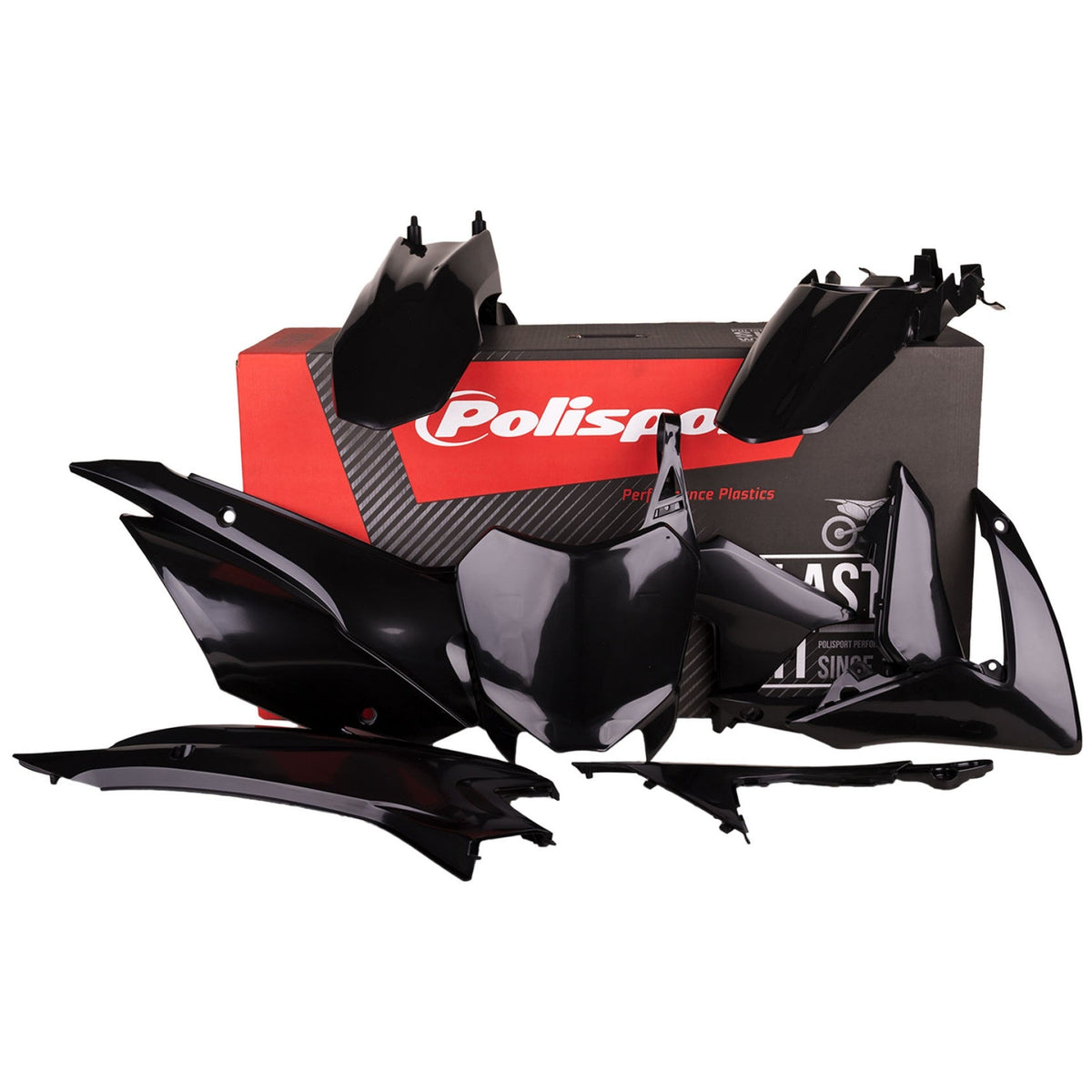 Standard Plastic Kit Honda black CRF 110F (2013-18)