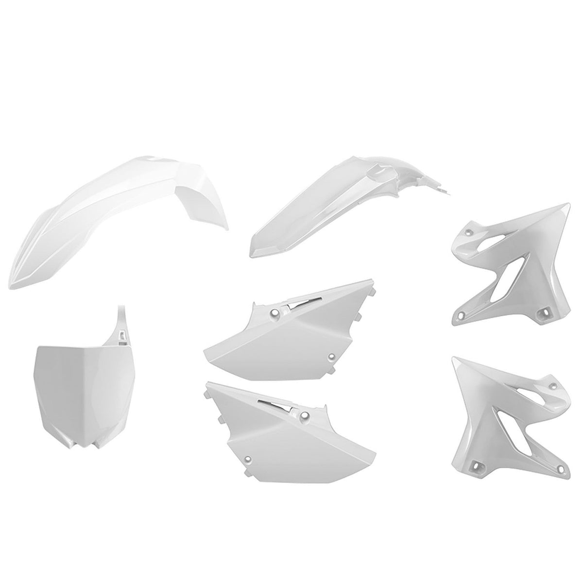 Standard Plastic Kit Yamaha  WHITE YZ 125/250 (2015-20)