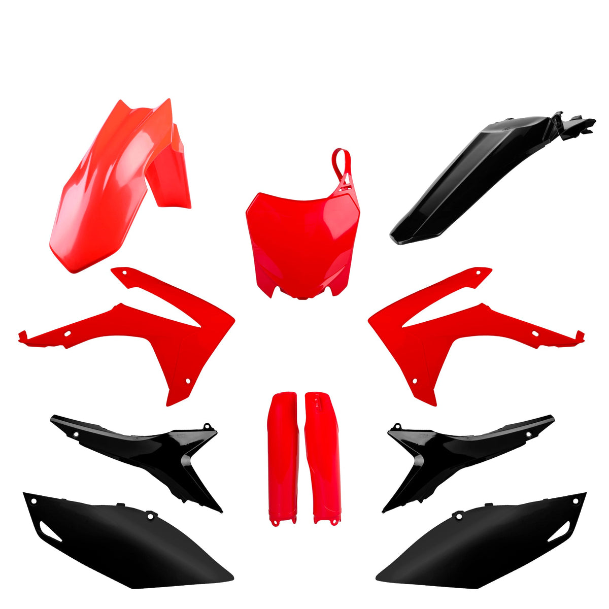 Full Plastic Kit Honda RED/ BLACK CRF 450R (2013-16)