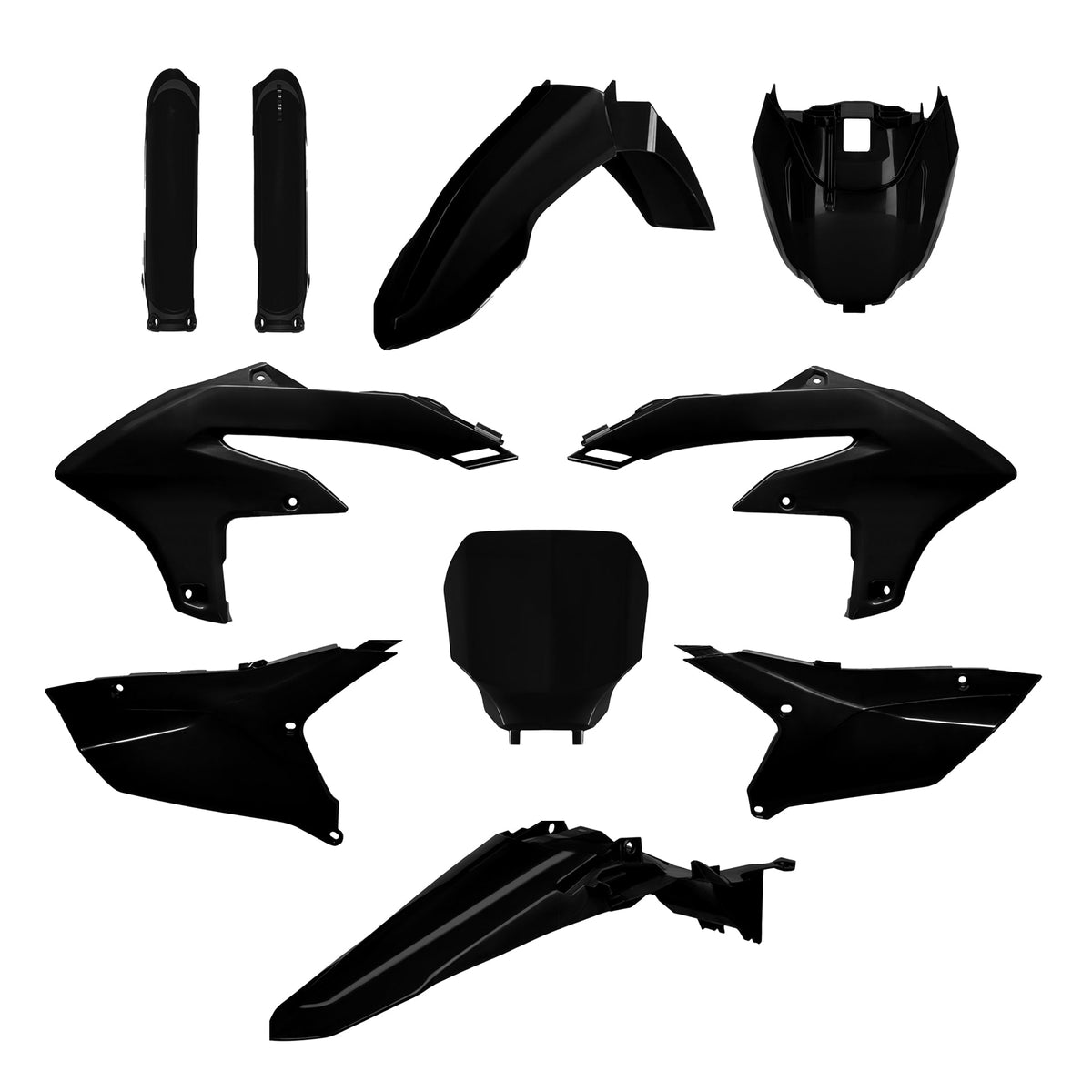 Full Plastic Kit Yamaha Black YZ 450F (2023-25)