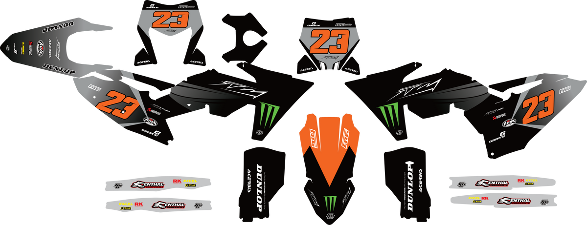Fits KTM Factory EDITION  GRAPHICS KIT