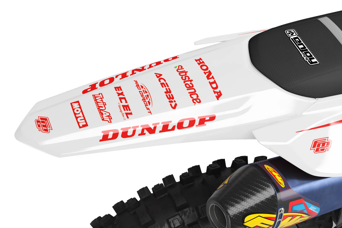 Honda Anniversary white Factory EDITION  GRAPHICS KIT