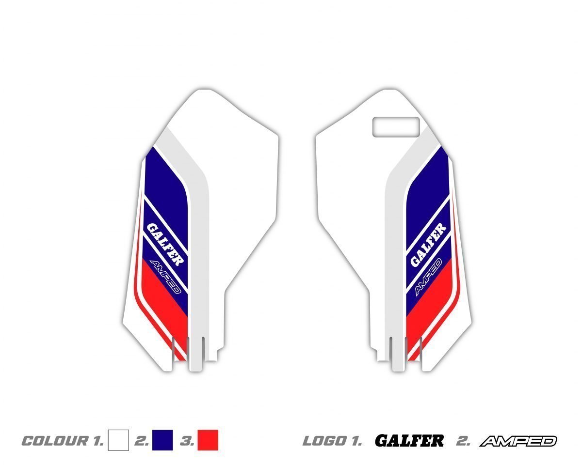 Beta Enduro Fork Guard Sticker Graphics