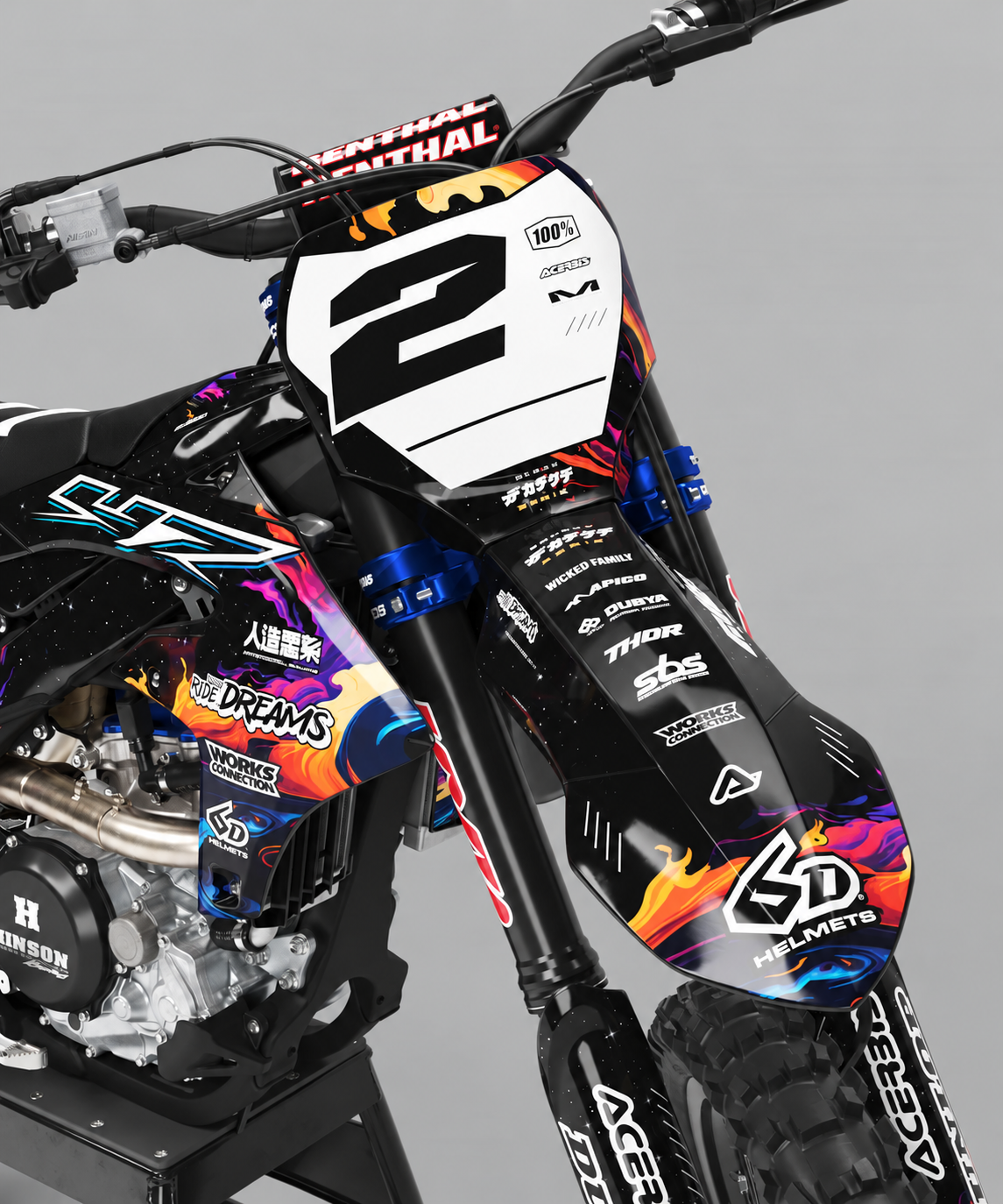 Yamaha MIAMI VICE Graphics Kit