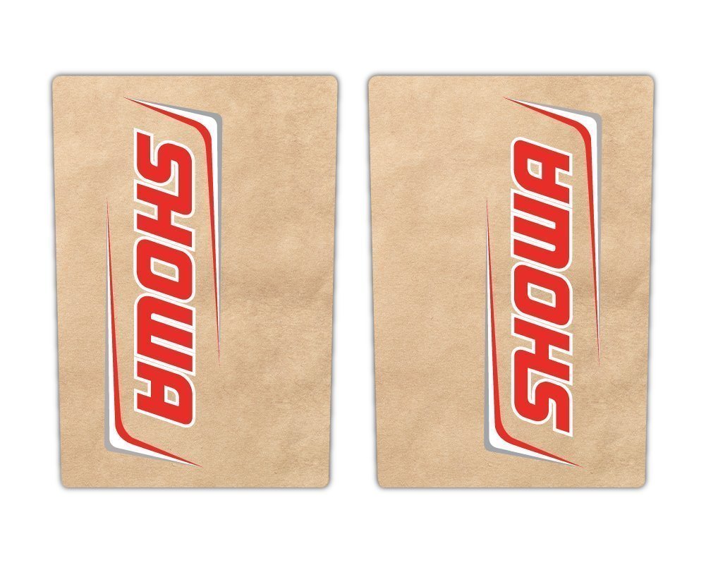 Clear Showa Suspension Fork Stickers