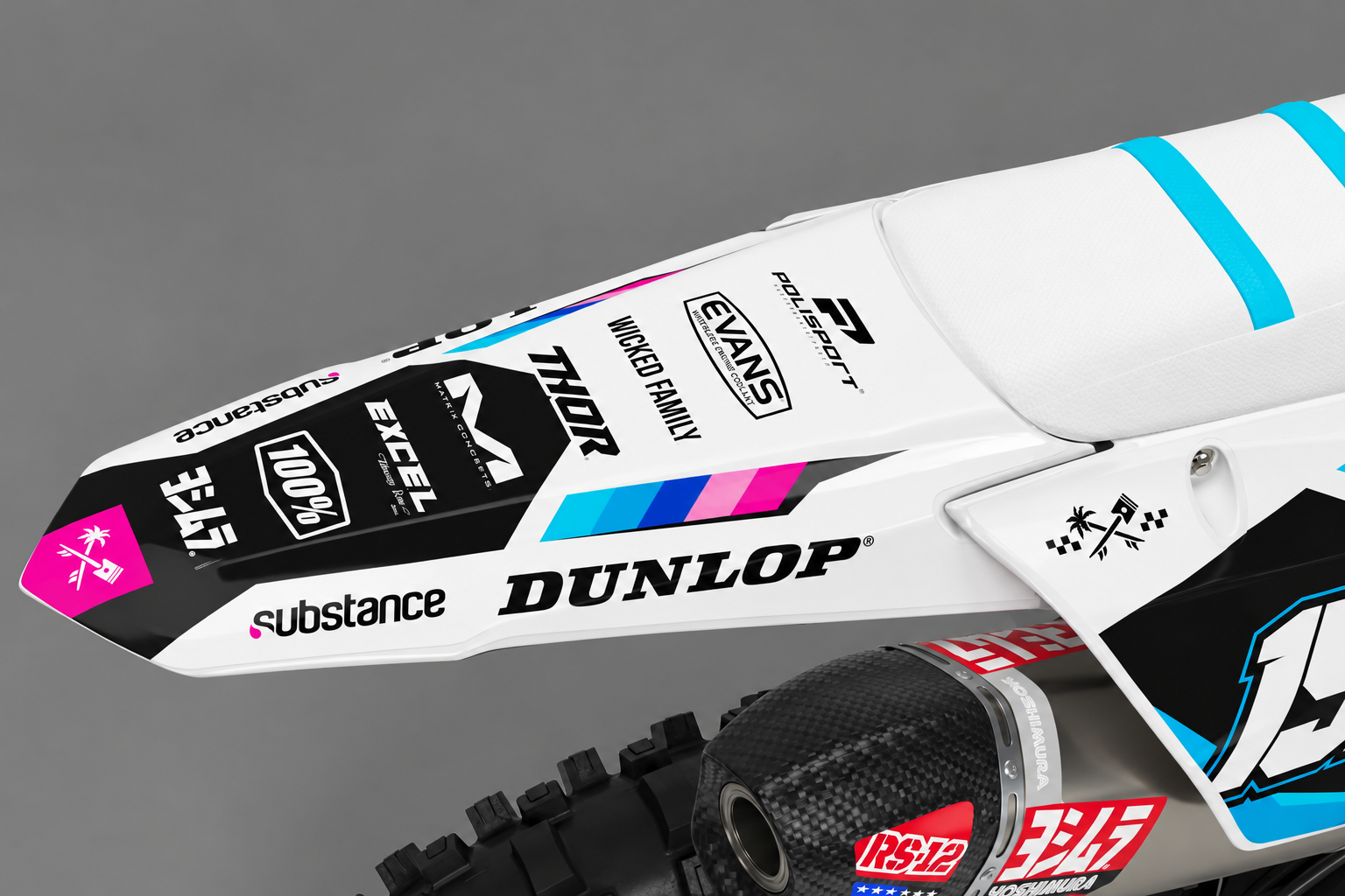 Yamaha White Fusion Graphics Kit