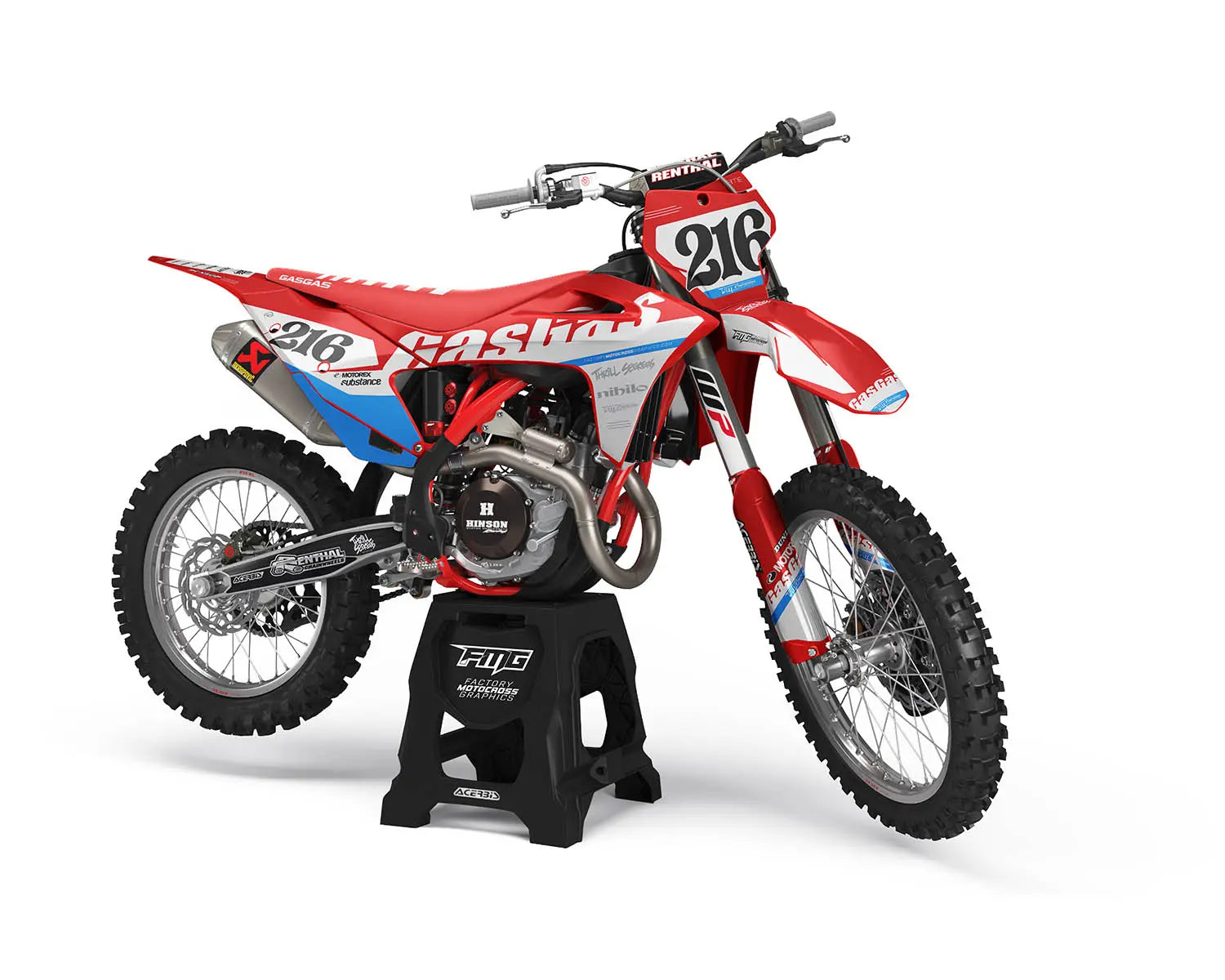 Gas Gas Red Classic Graphics Kit