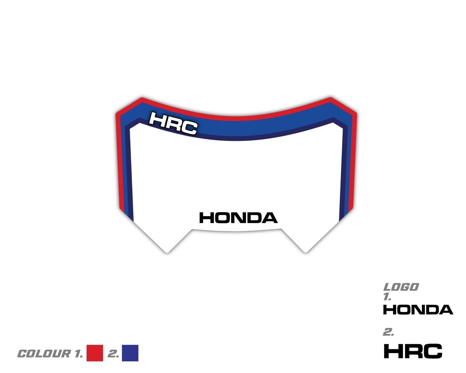 CRF RX 250 450 Headlight Sticker