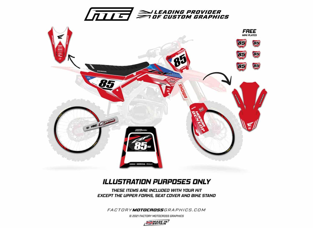 Progressive Honda CRF/CR Graphics Kit