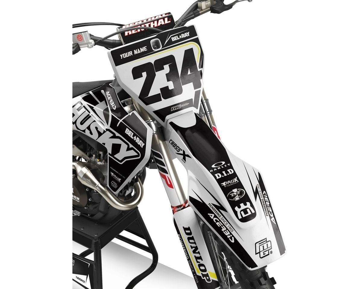 Husqvarna White Bold Graphics Kit