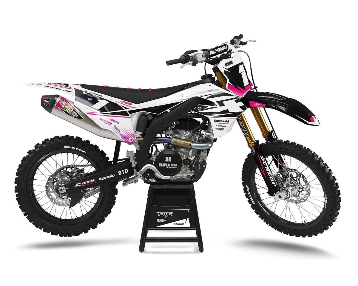 Kawasaki Custom Dirt Bike Decals