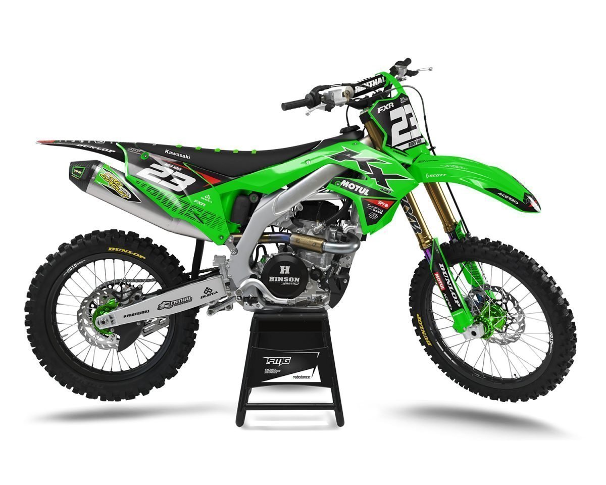 Kawasaki Green Synergy Graphics Kit
