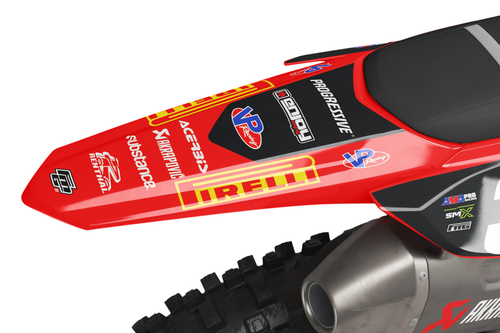 PROGRESSIVE HONDA PIRELLI EDITION  GRAPHICS KIT