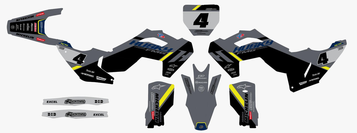 Husqvarna  Explorer Grey Graphics Kit