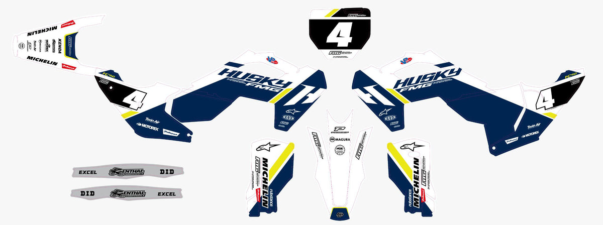 Husqvarna  Explorer White Graphics Kit