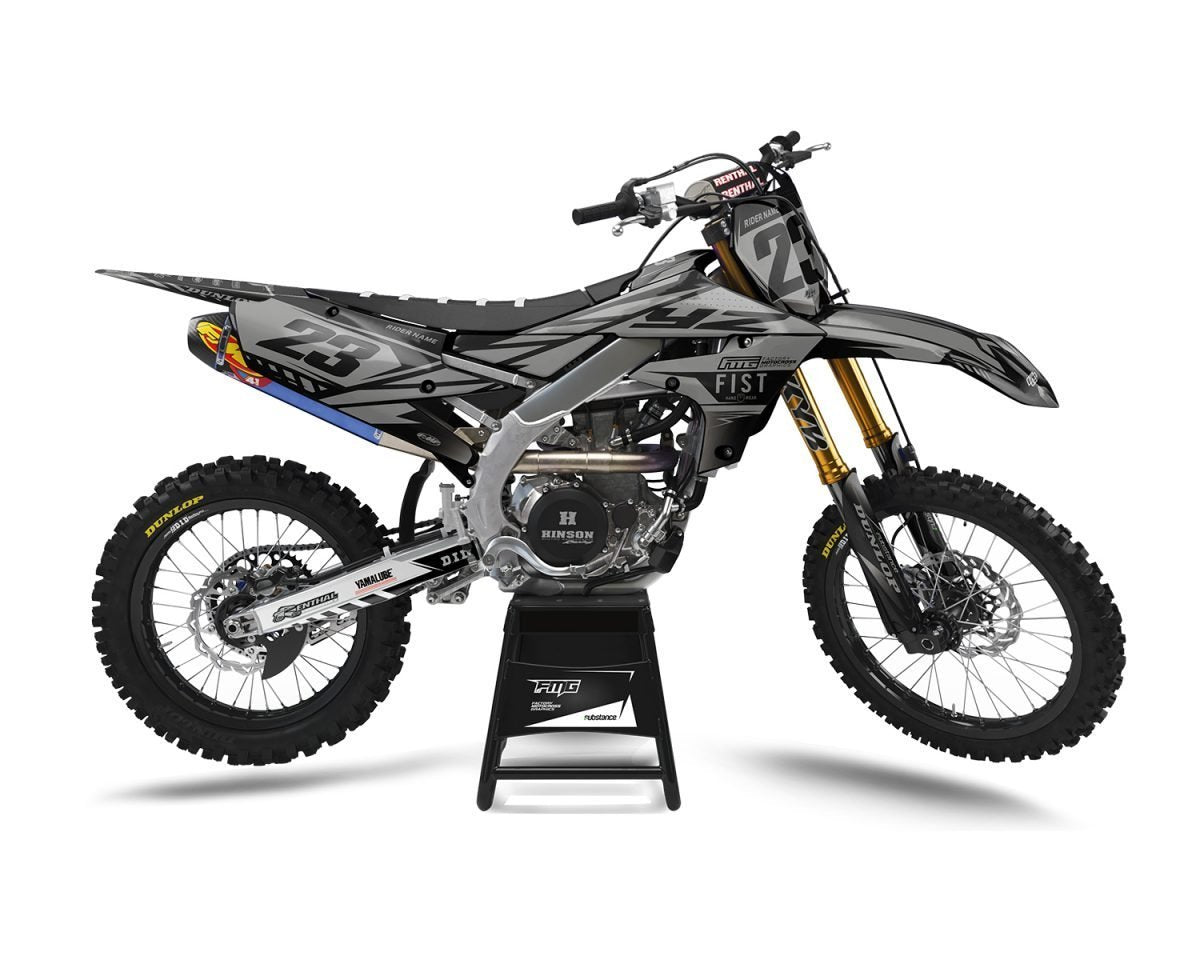 Grey Yamaha Motocross Decals