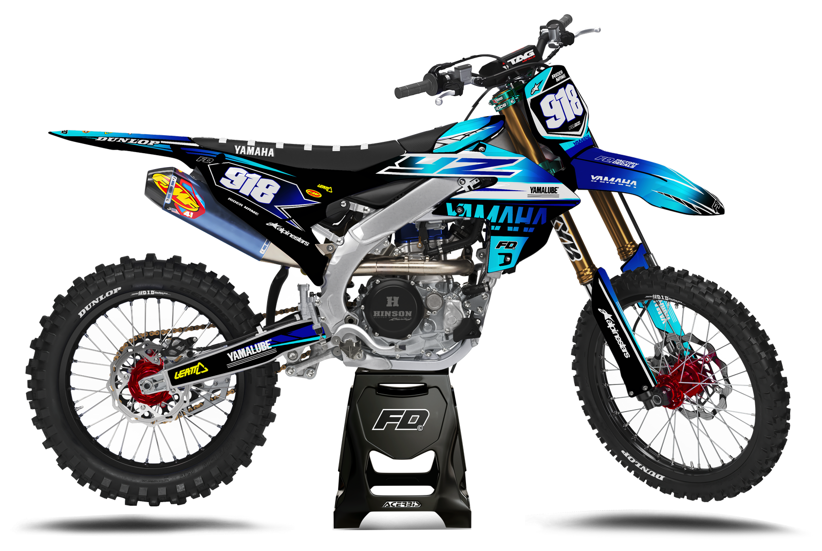 Yamaha Blue Shift Factory Graphics Kit